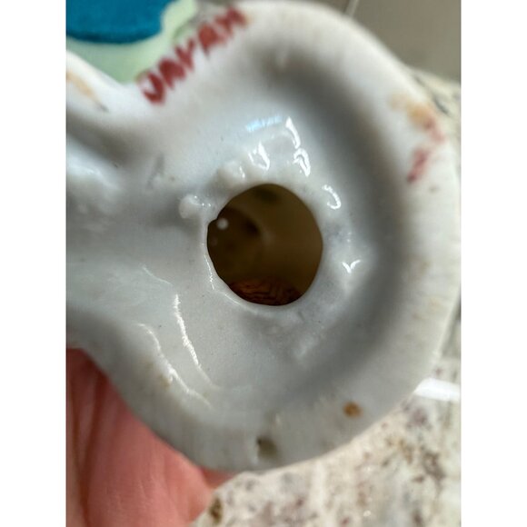 VTG MCM  1950s Japan Dalmation Dog S&P Shakers Yellow Eyes Ceramic kitschy Read - Picture 3 of 12